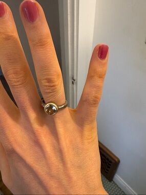 Antique Round Bezel Ring- Women's Jewelry